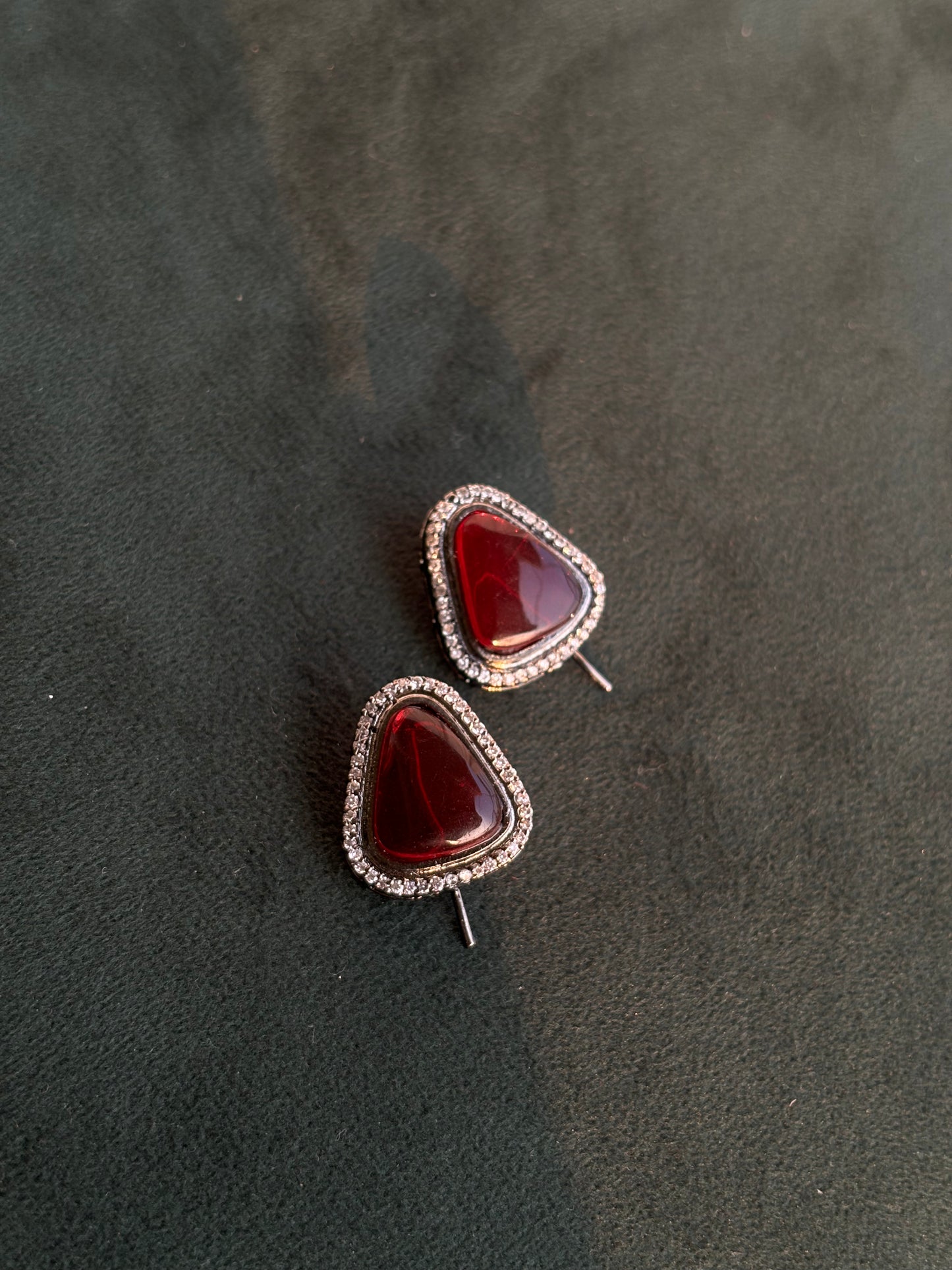 "Upasana" Silver Replica Studs