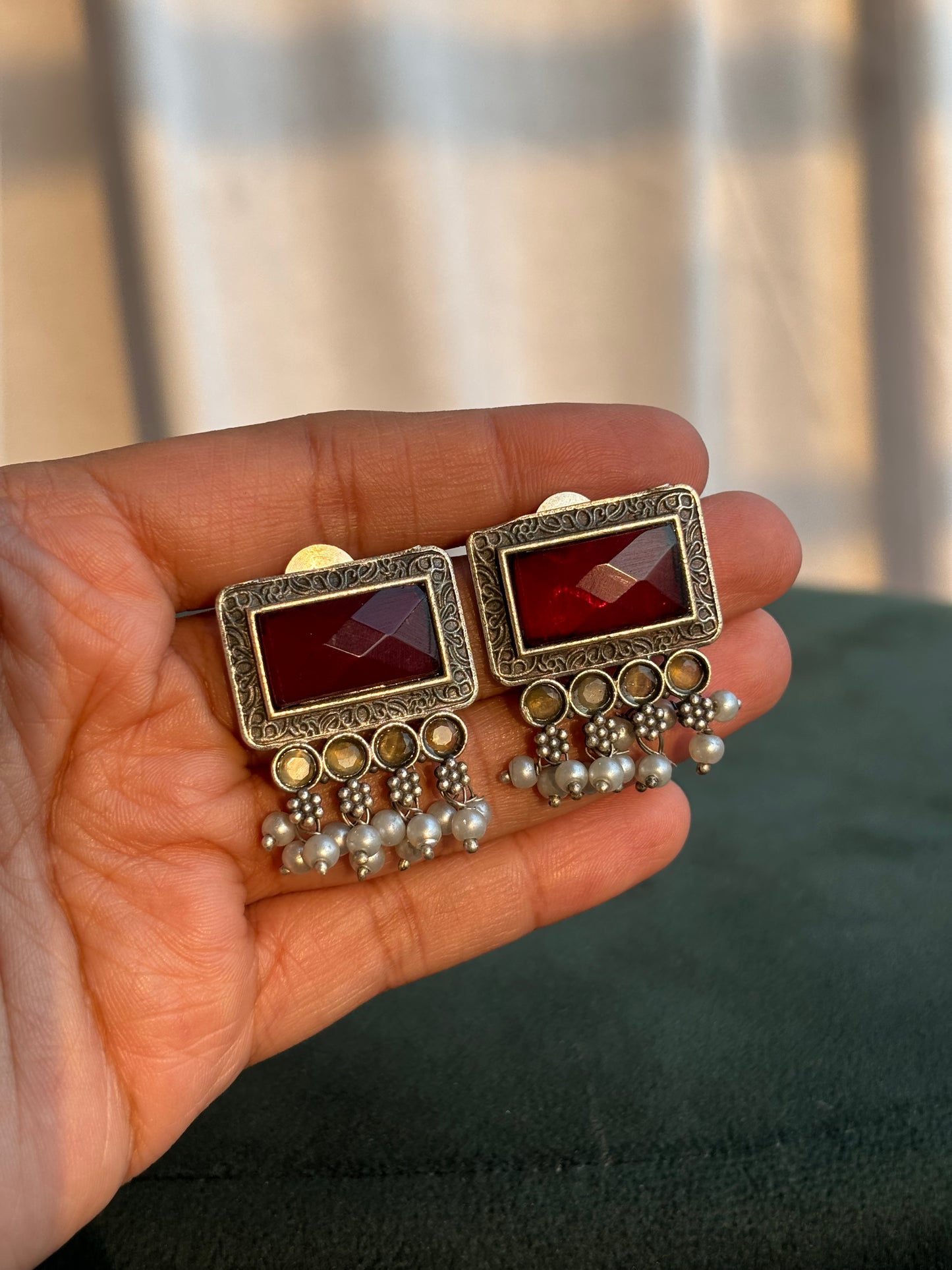 "Upala" Silver Replica Earrings