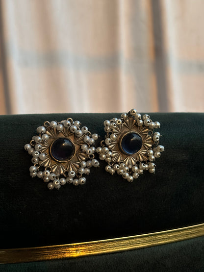 "Unnati" Silver Replica Earrings