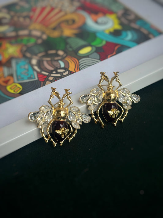Bold Bee Earrings