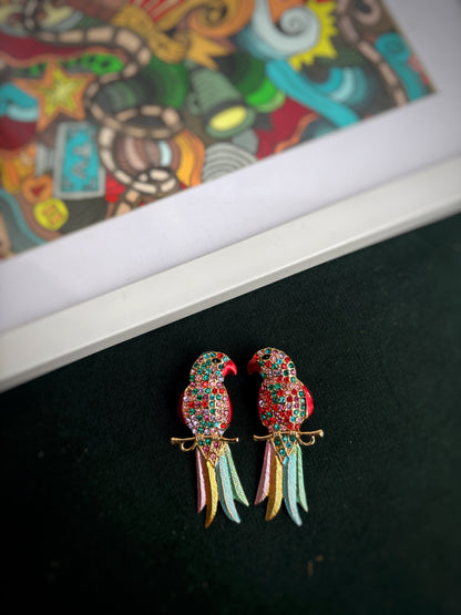 Rangin Parrot Earrings