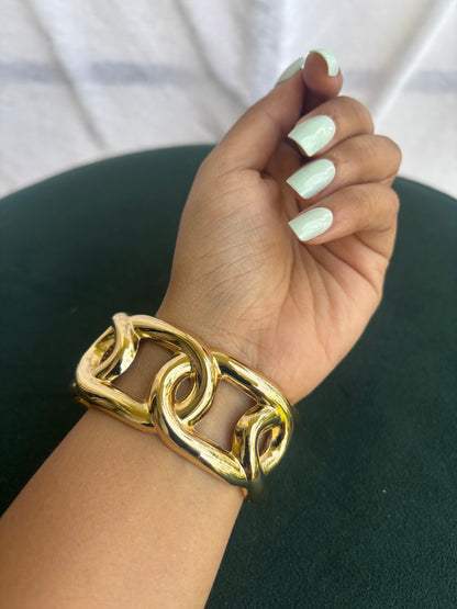 Chain-Style Brass Bracelet