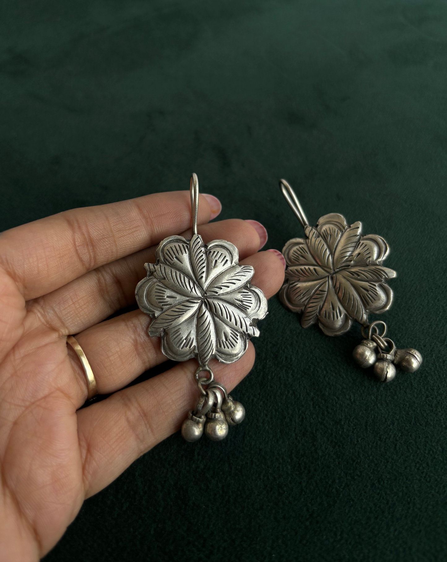 "Kamli" Silver Earrings