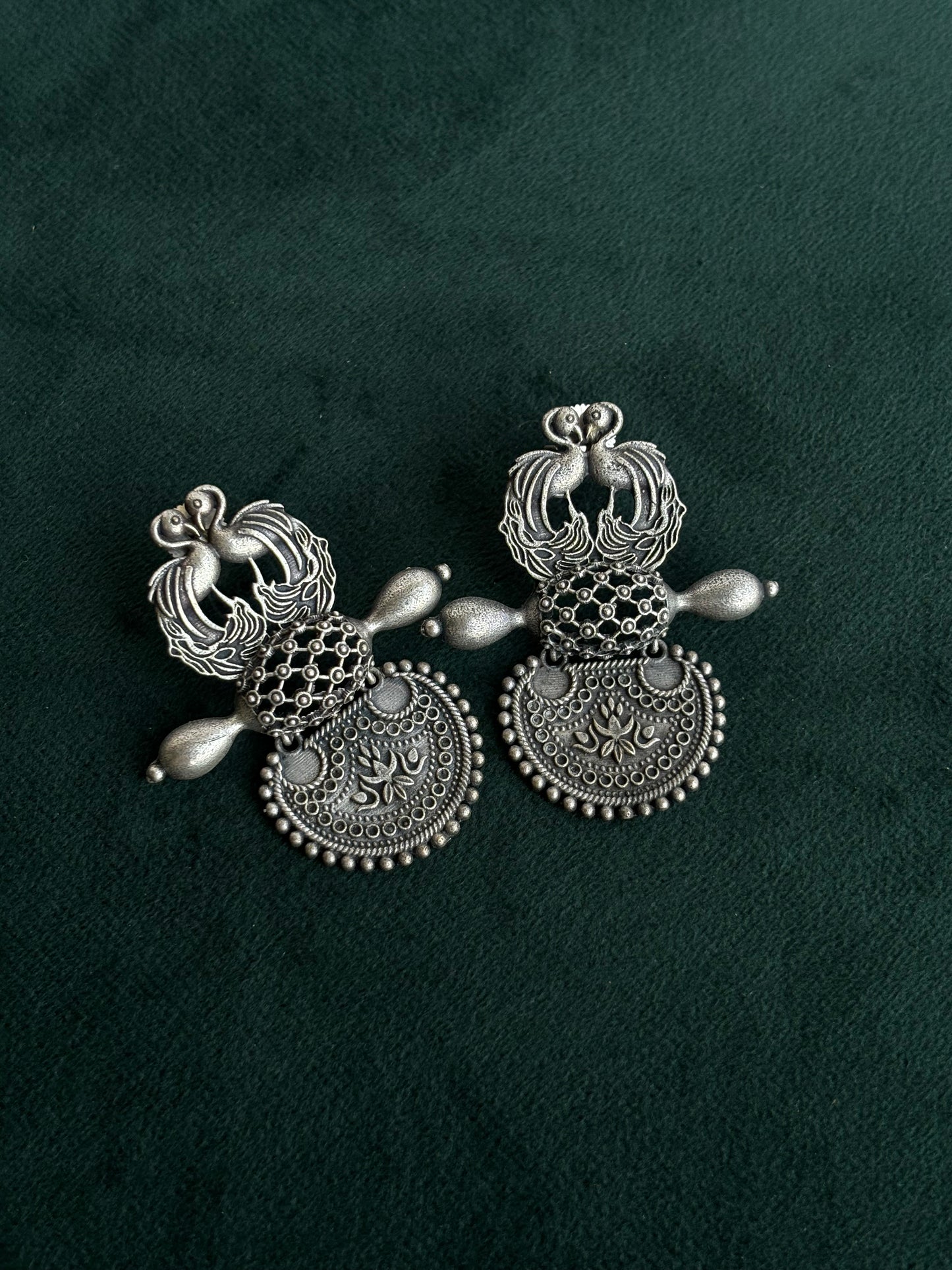 "Krishna" Silver Earrings