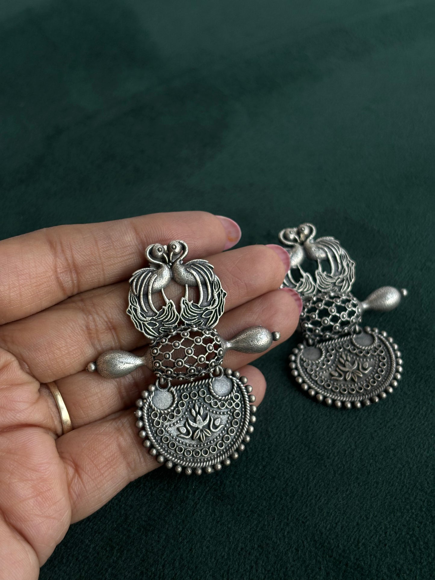 "Krishna" Silver Earrings