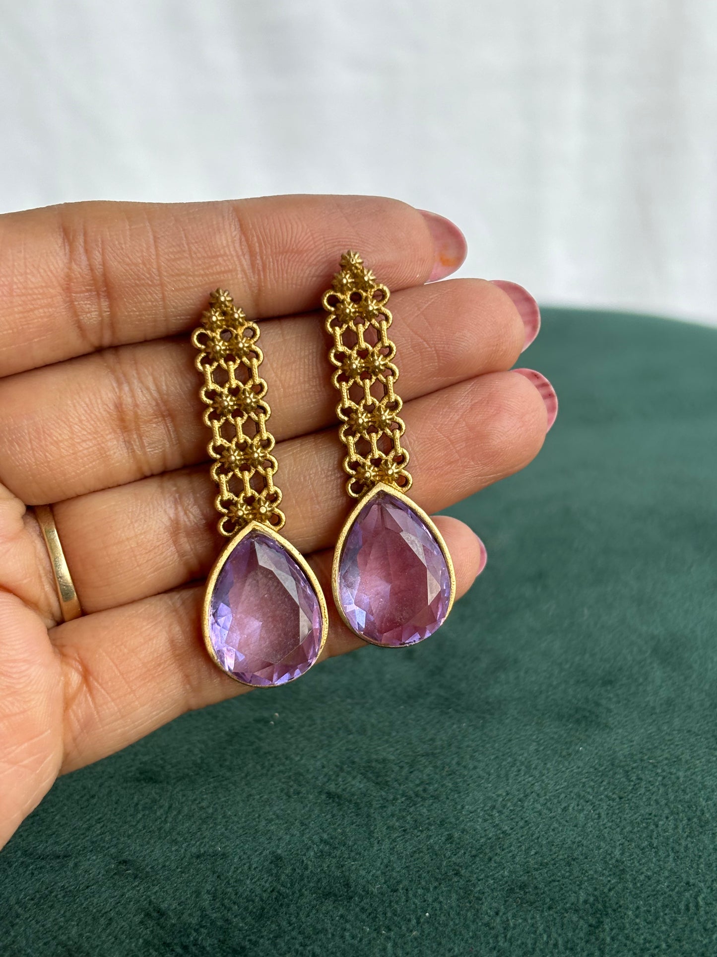 "Kaajal" Dual-Tone Earrings