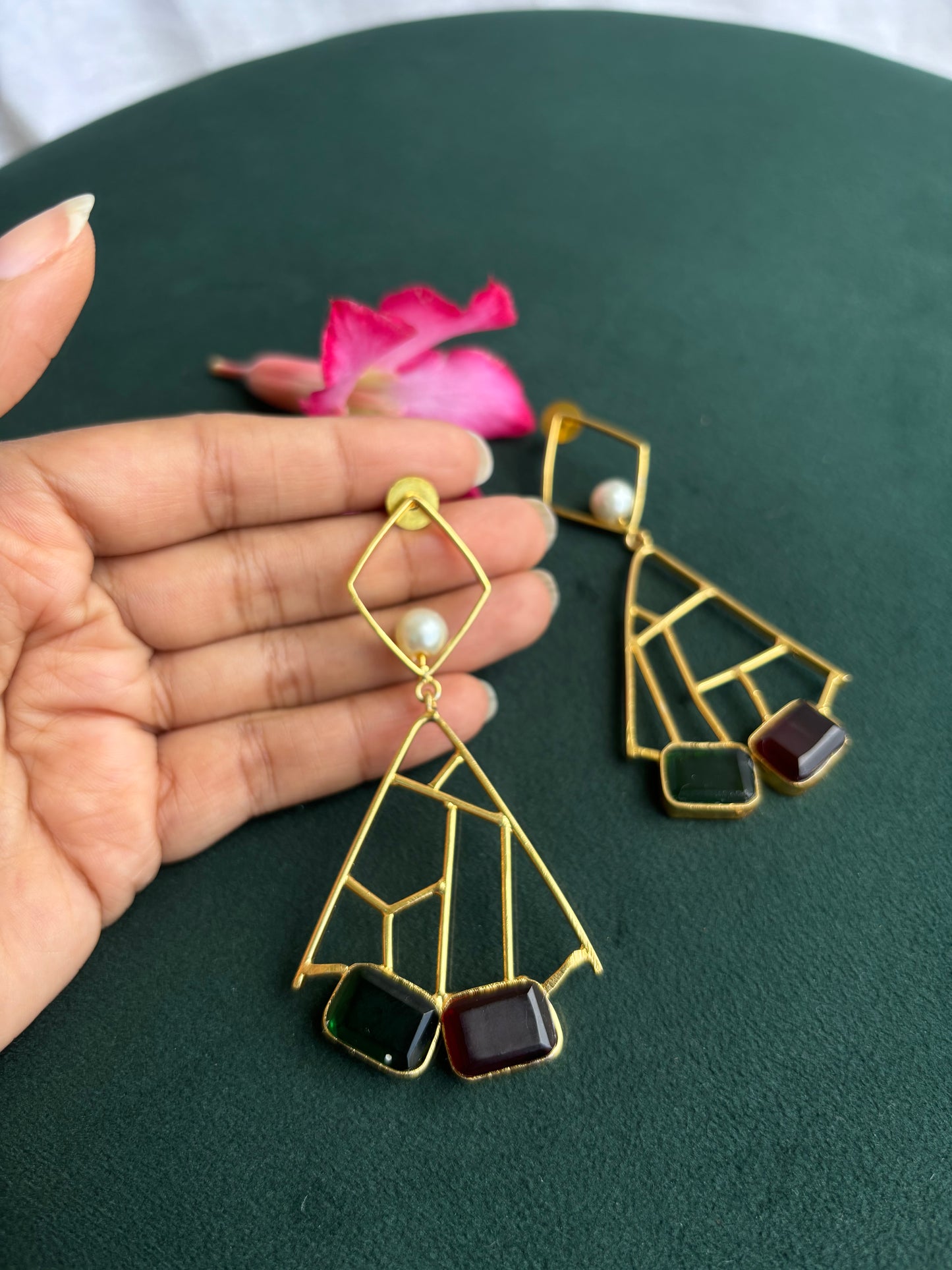 "Falguni" Brass Earrings