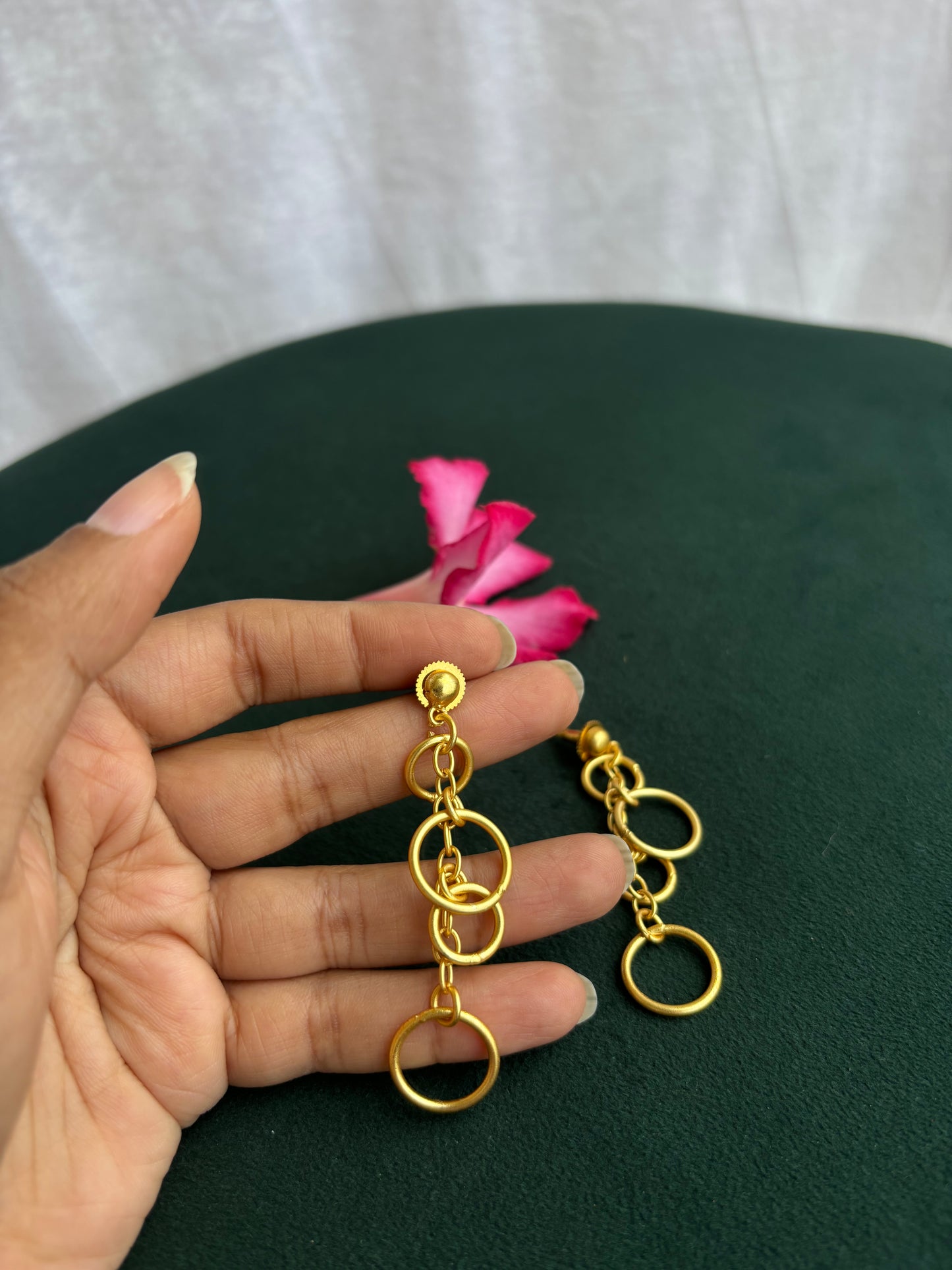 "Jagrati" Brass Earrings