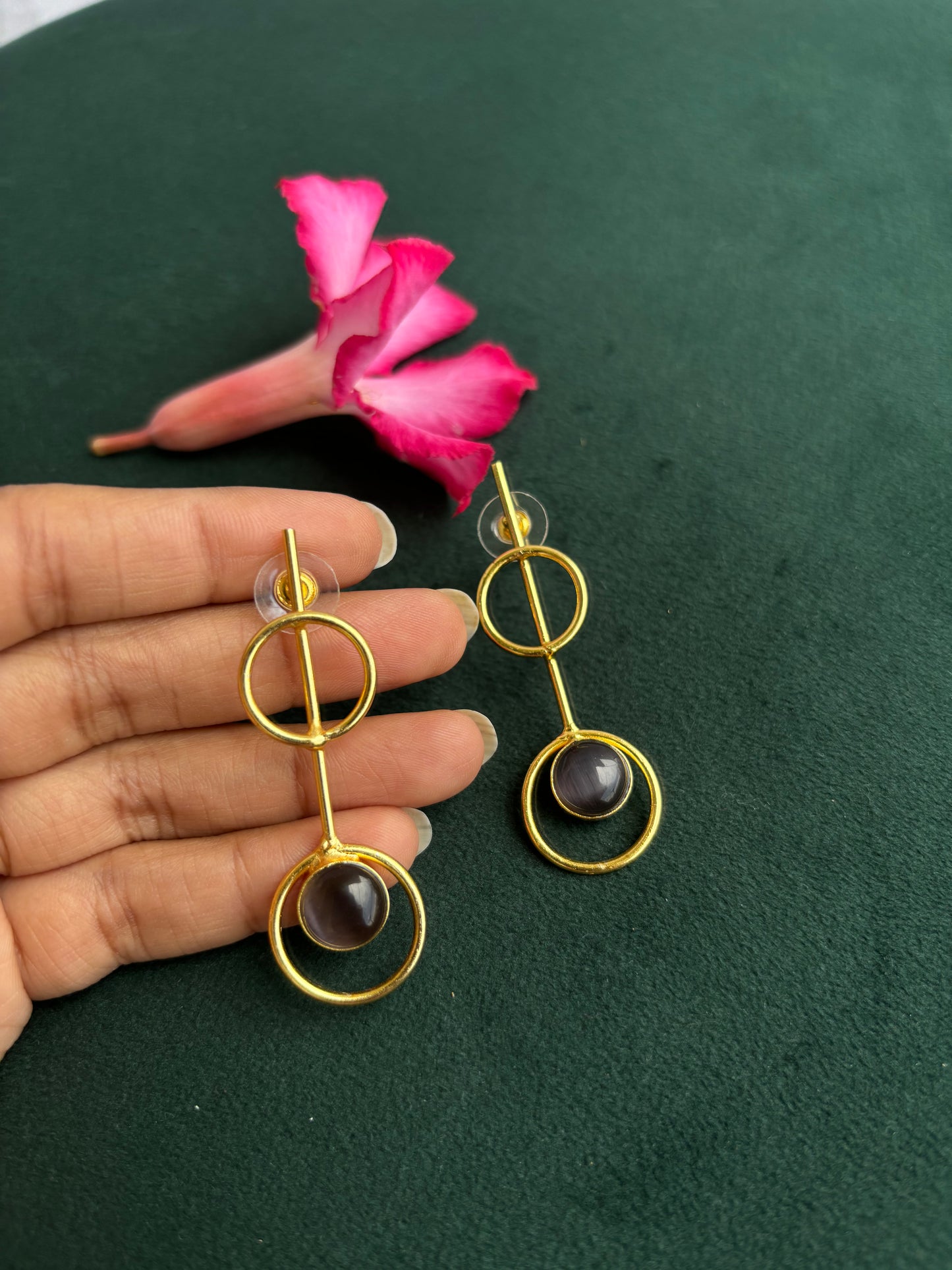 "Ikshita" Brass Earrings