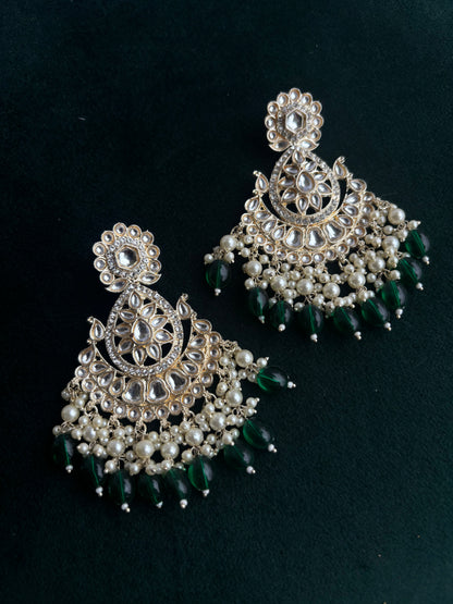 "Paromita" Kundan Earrings