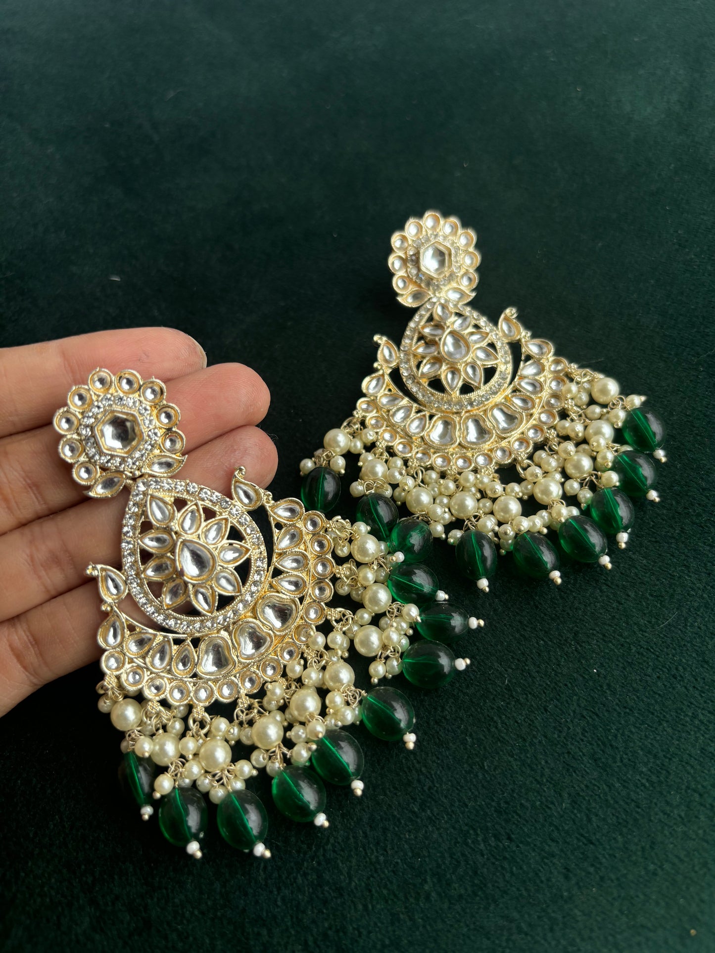 "Paromita" Kundan Earrings