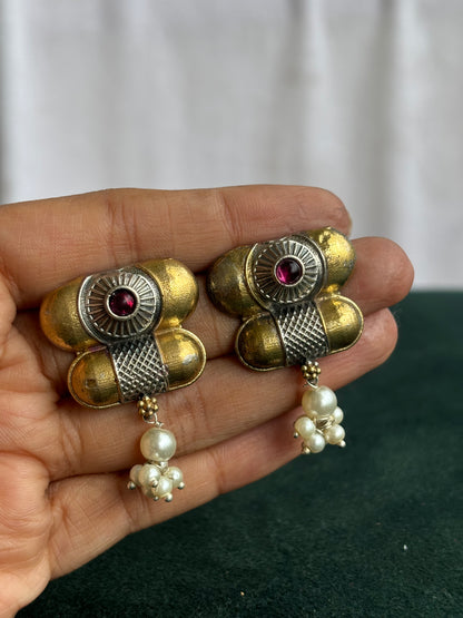 "Parajika" Dual Tone Earrings