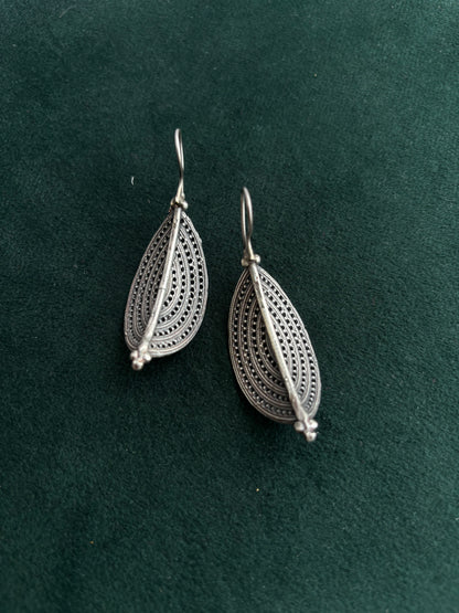 "Pankti" Silver Replica Earrings