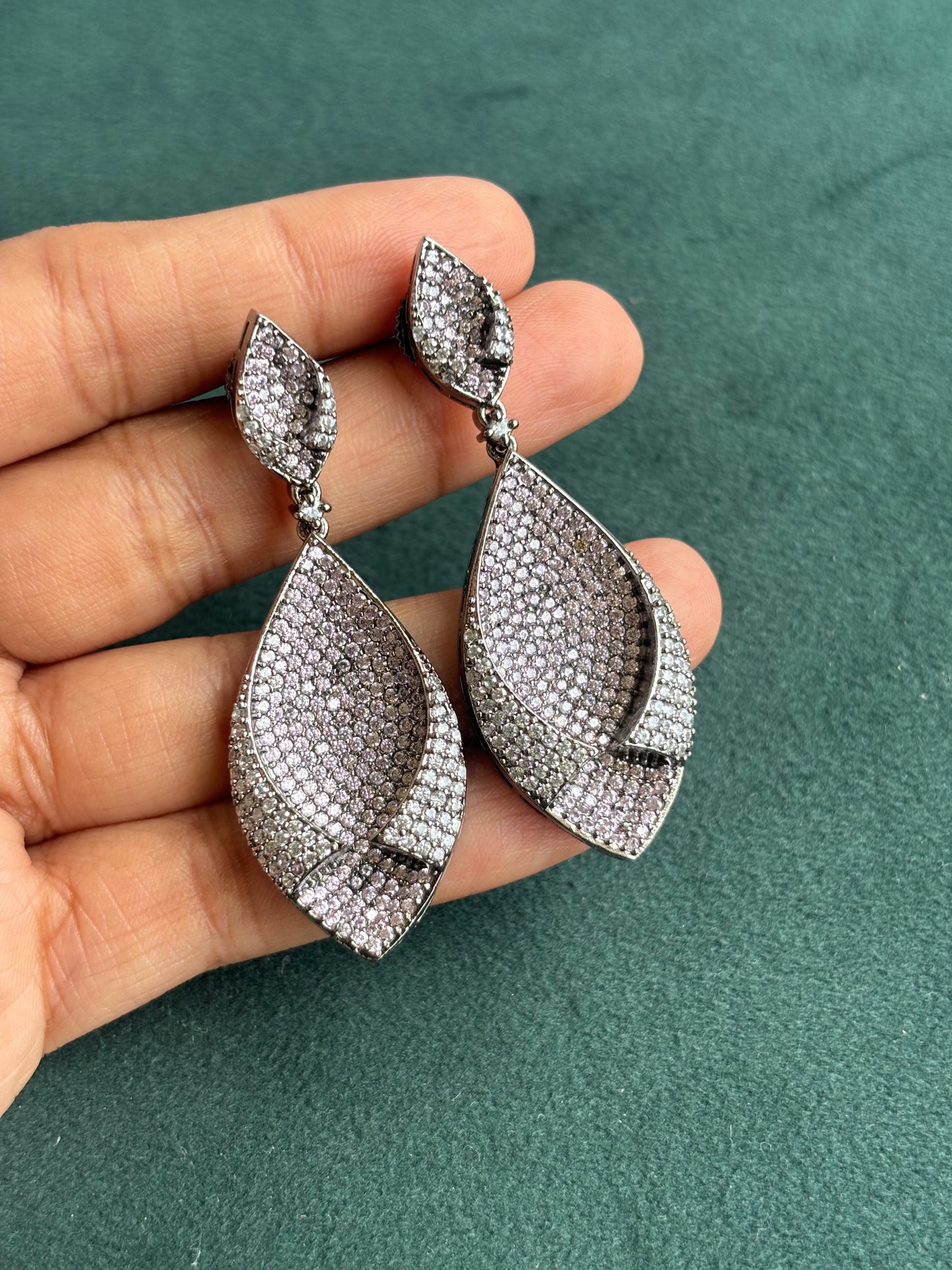 "Amelia" Nano Setting cubic zirconia Earrings