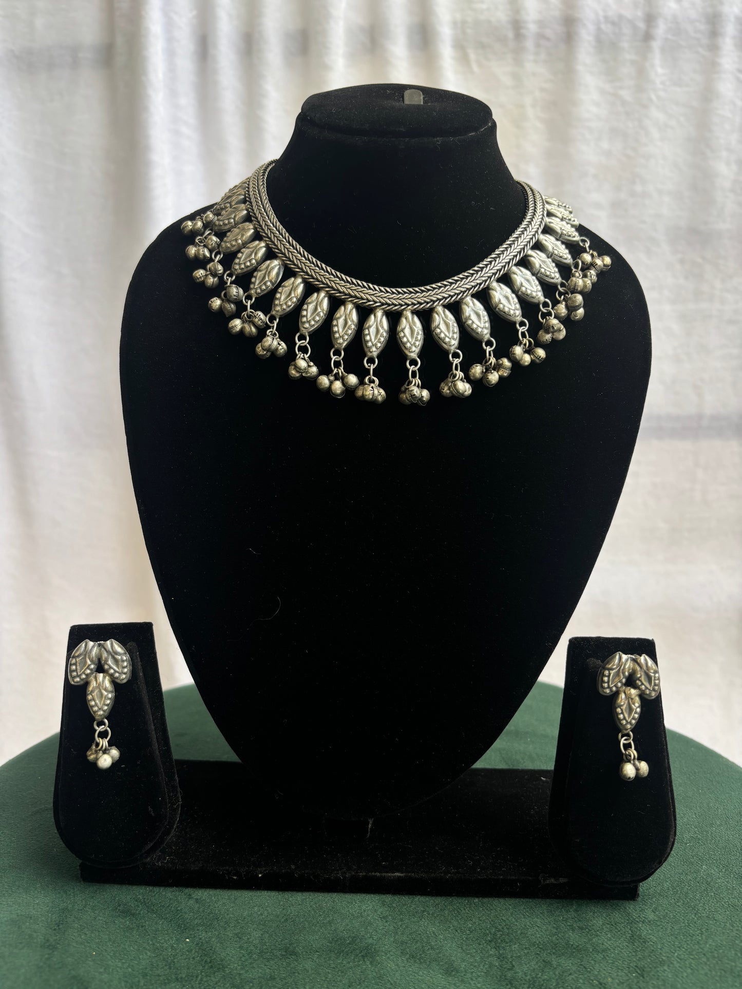 "Divya" Silver Replica Neckpiece