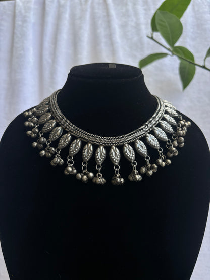 "Divya" Silver Replica Neckpiece