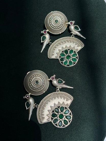 "Samara" Silver Replica Earrings