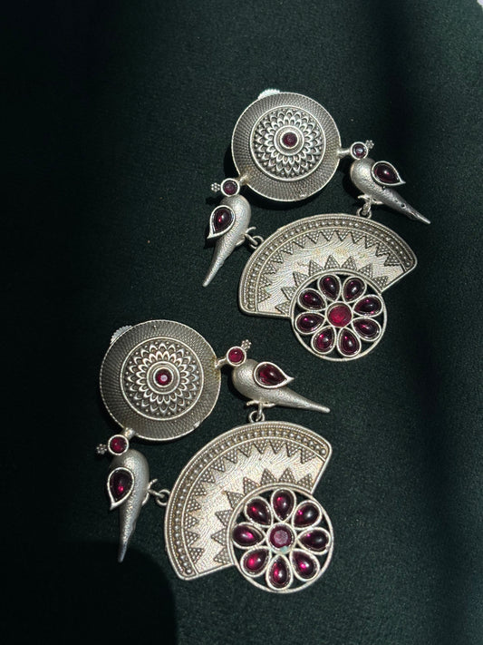 "Samara" Silver Replica Earrings