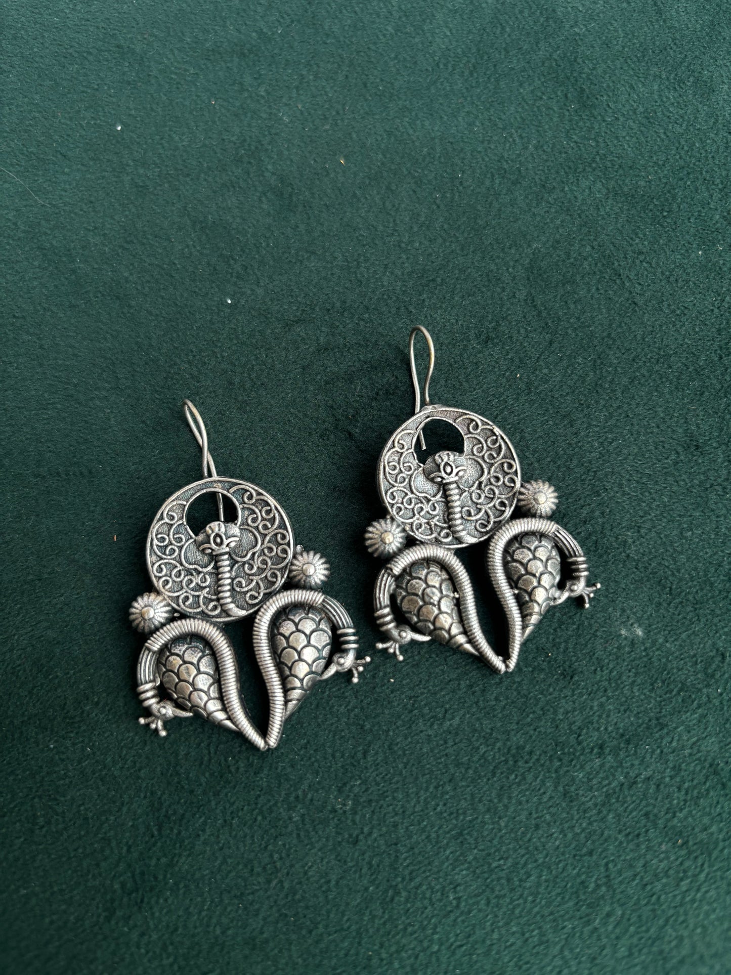 "Vera" Silver Replica Earrings