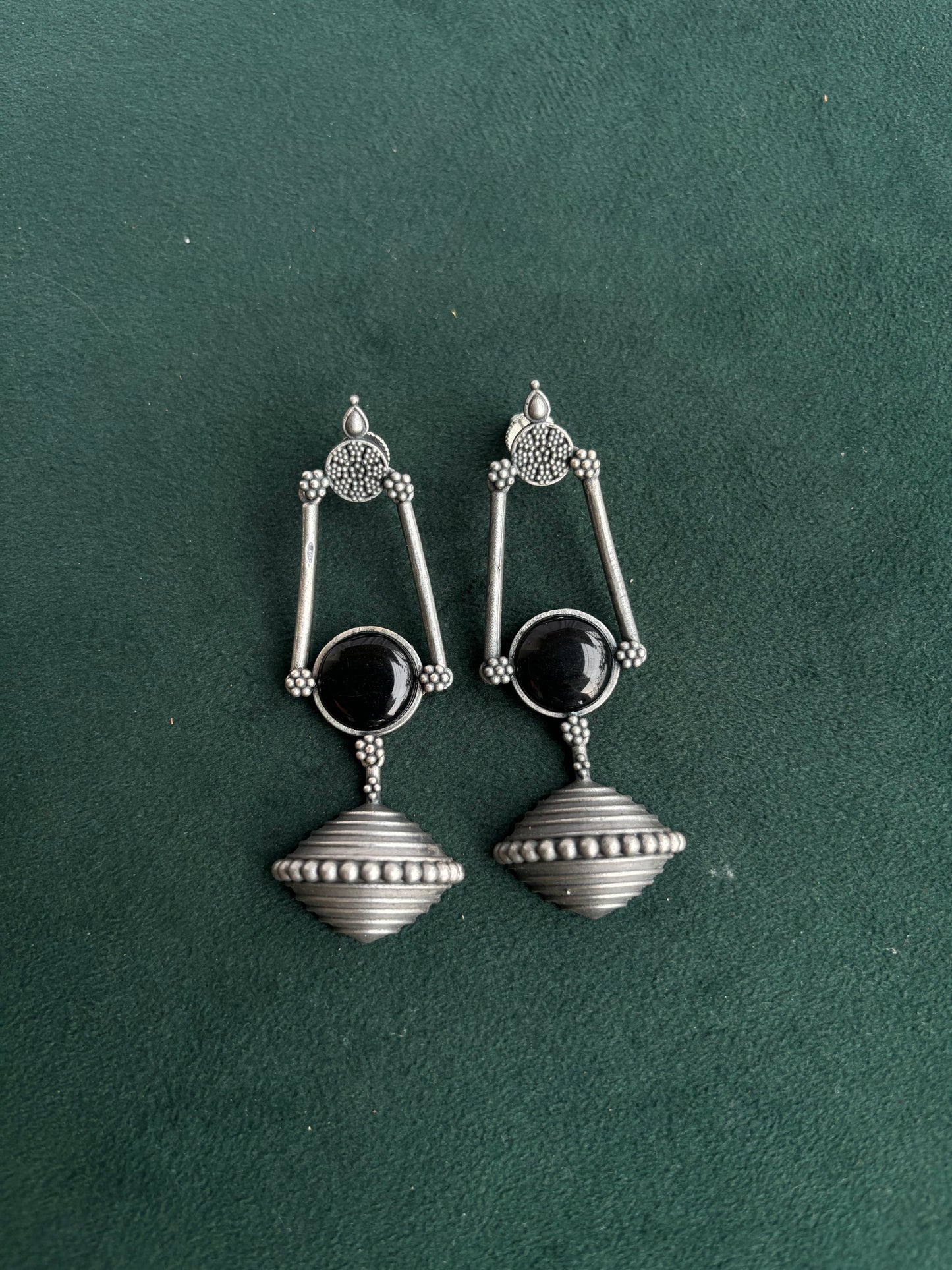 "Suhasini" Silver Replica Earrings