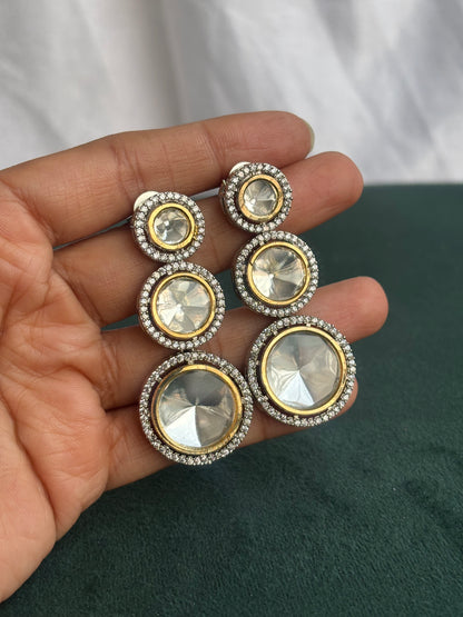 "Avni" Uncut polki Earrings