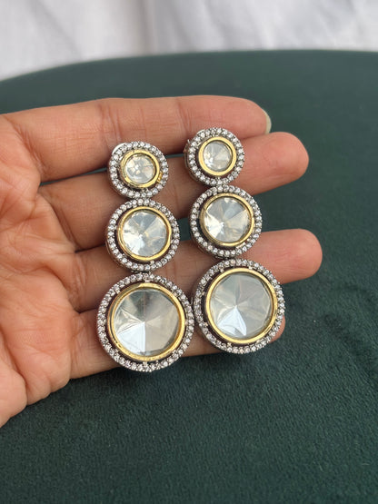 "Avni" Uncut polki Earrings