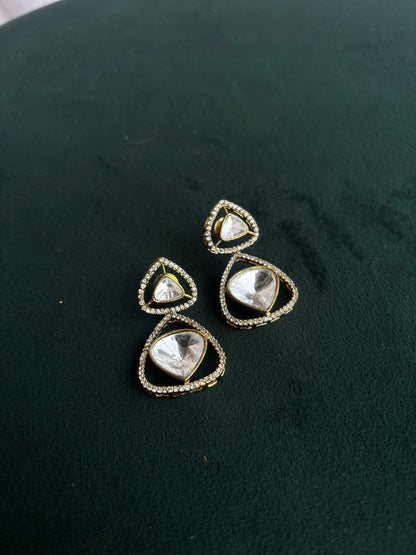 "Aaradhya" Uncut polki Earrings