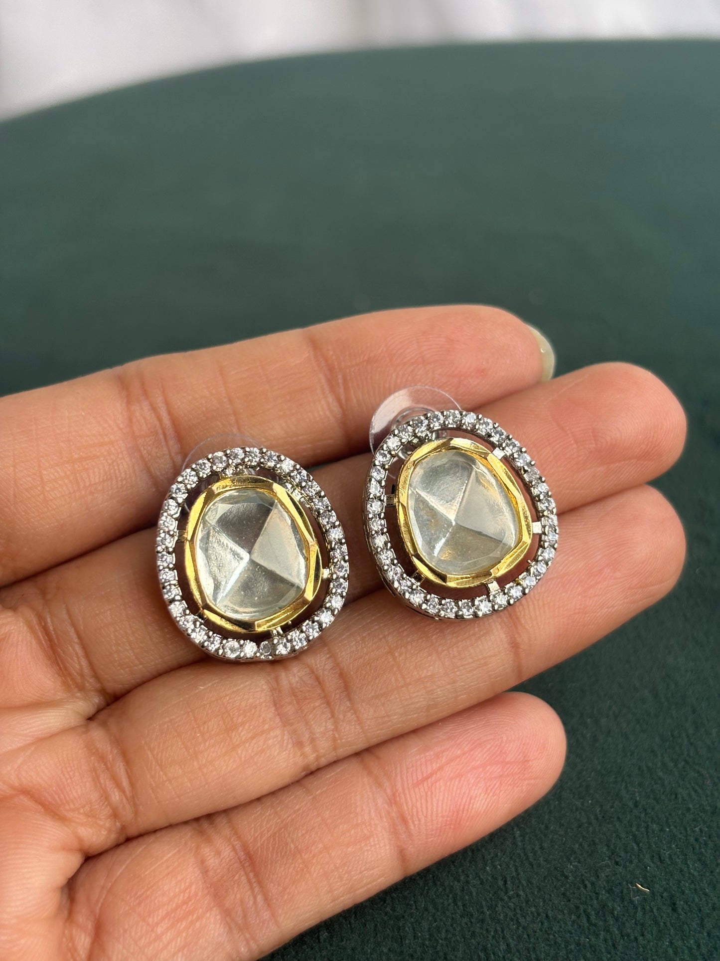 "Aadhya" Uncut polki Earrings