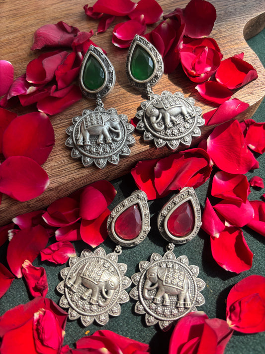 "Adweta" Silver Replica Earrings