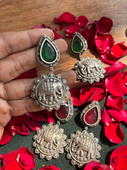 "Adweta" Silver Replica Earrings