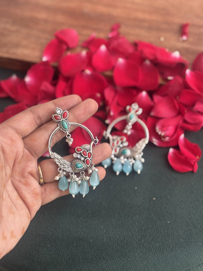 "Yutika" Silver Replica Earrings