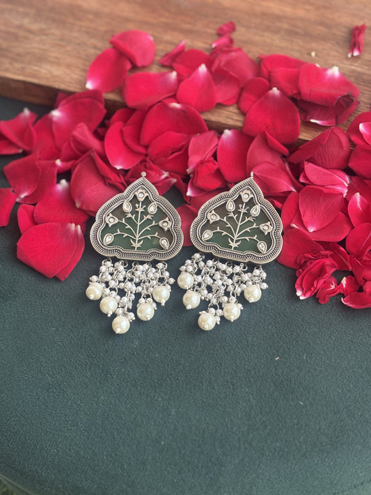 "Yasti" Silver Replica Earrings