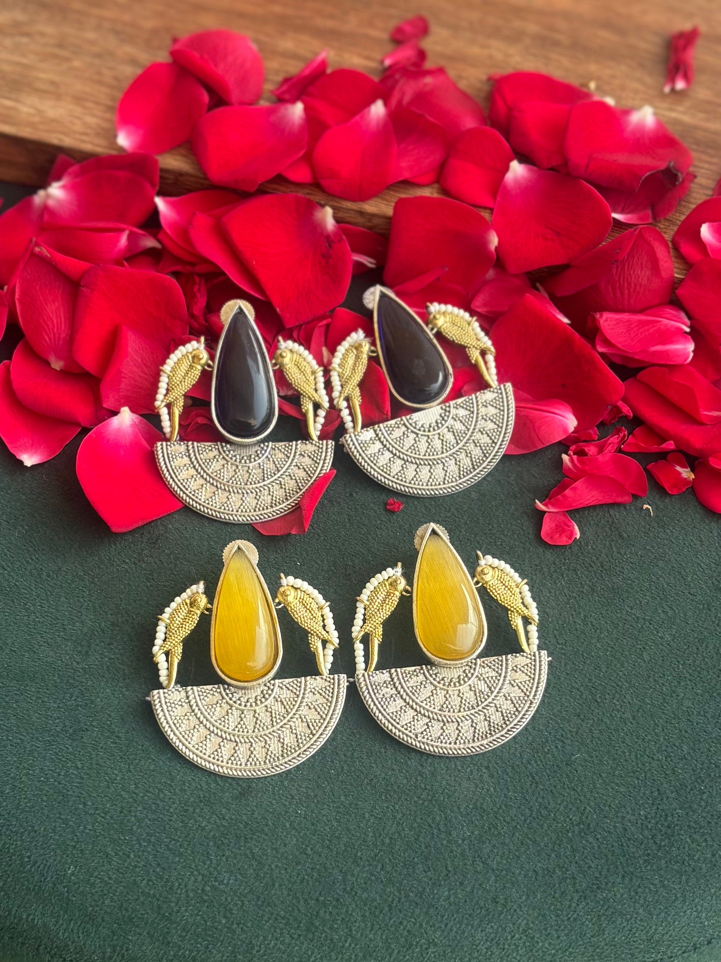 "Wishi" Dual Tone Earrings