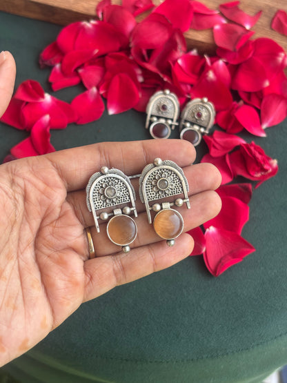 "Wakeeta" Silver Replica Earrings