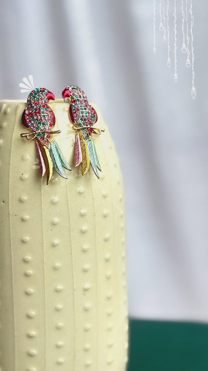 Rangin Parrot Earrings